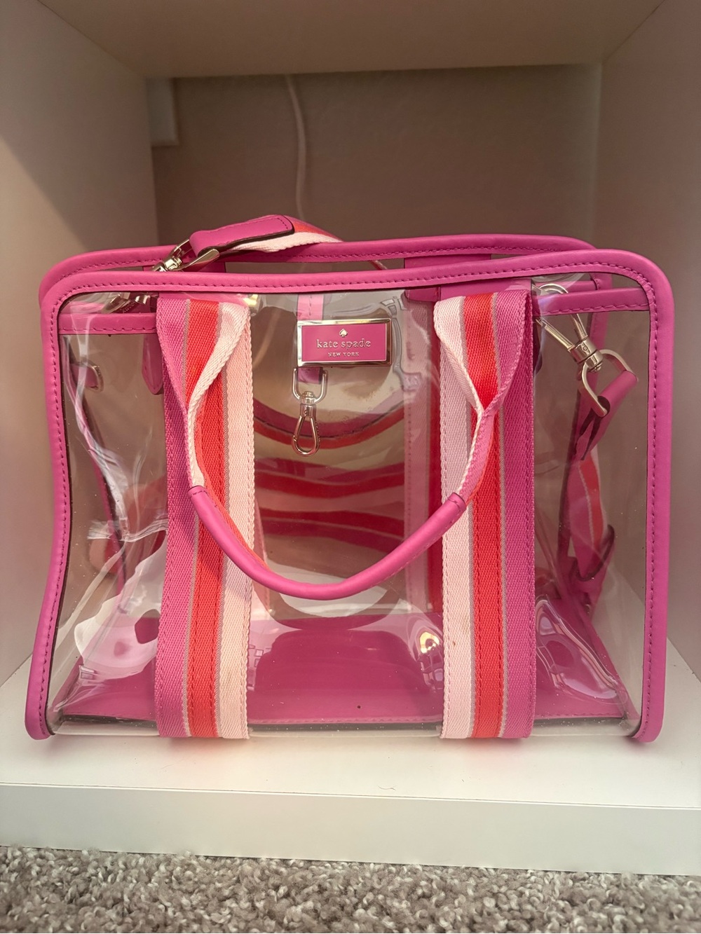 Kate Spade Sam See-Through Medium Satchel